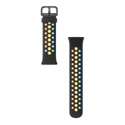 Bracelet Huawei watch fit 3 silicone Noir Vibrant