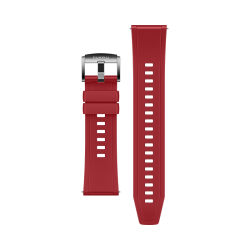 Bracelet silicone Huawei Watch GT3 GT4 GT5 Rouge