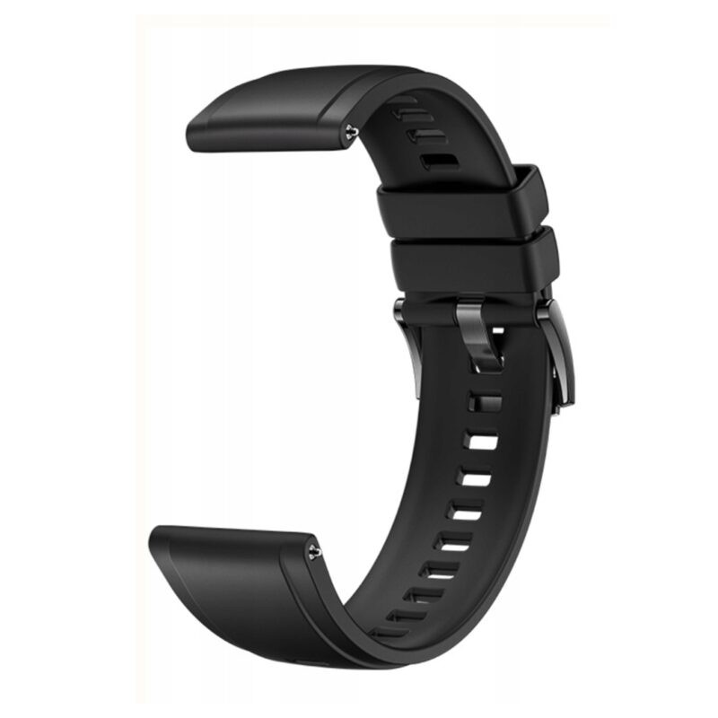 Bracelet silicone Huawei Watch GT3 GT4 GT5 Noir