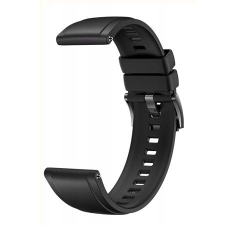 Bracelet silicone Huawei Watch GT3 GT4 GT5 Noir