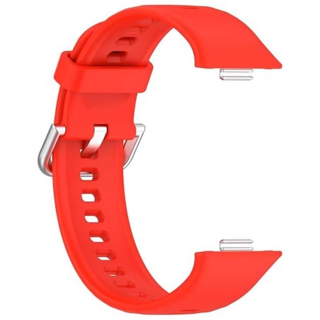 Bracelet Huawei watch fit 3 20mm silicone Rouge