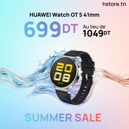 Montre Connectée Huawei Watch GT 5 41mm - Black Strap