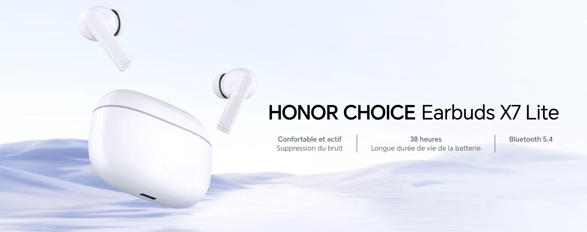 Honor Choice Earbuds X7 Lite fiche technique