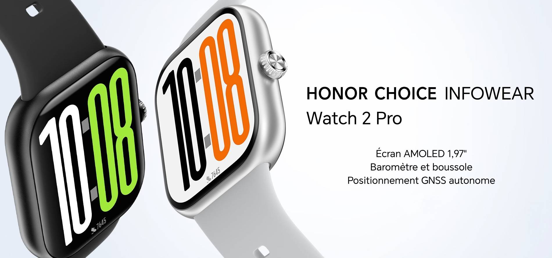 Honor Choice Infowear Watch 2 Pro fiche technique