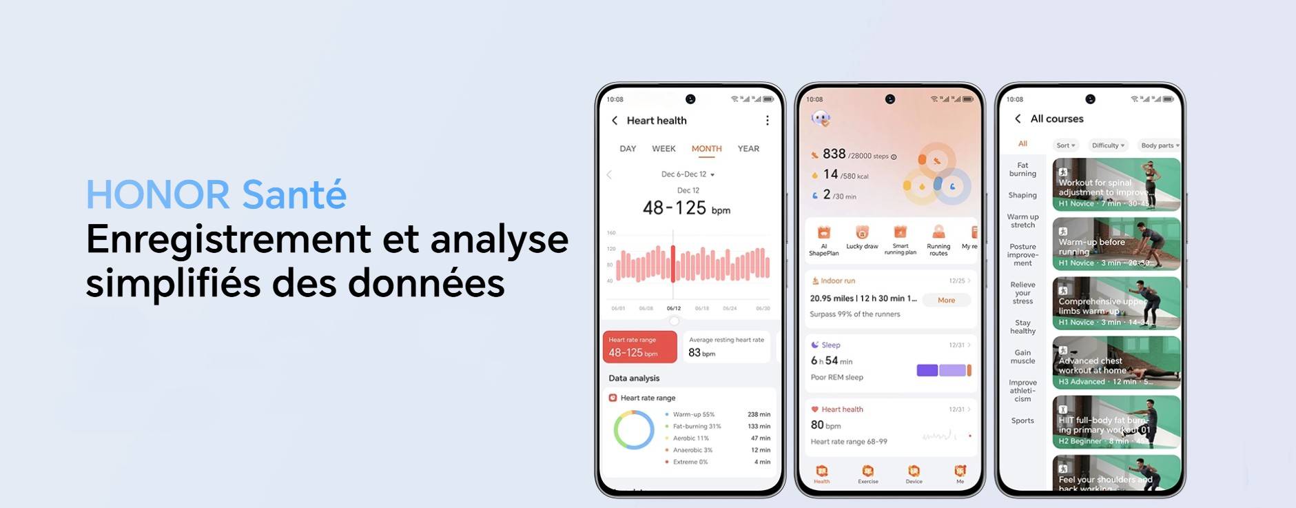 Montre compatible HONOR santé