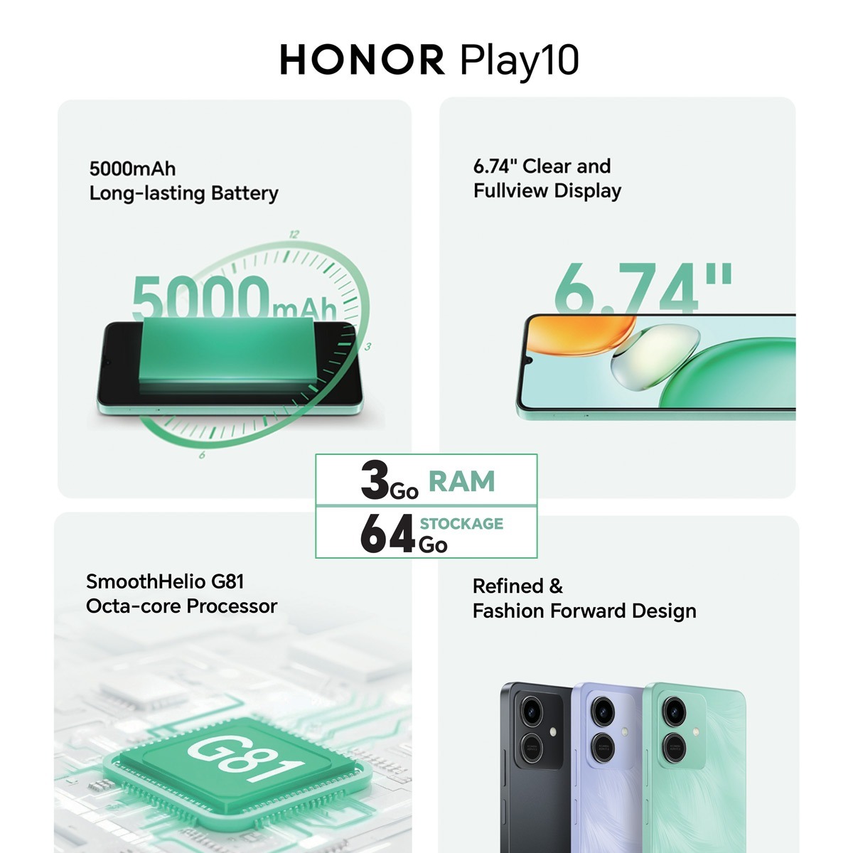 honor play 10 prix tunisie