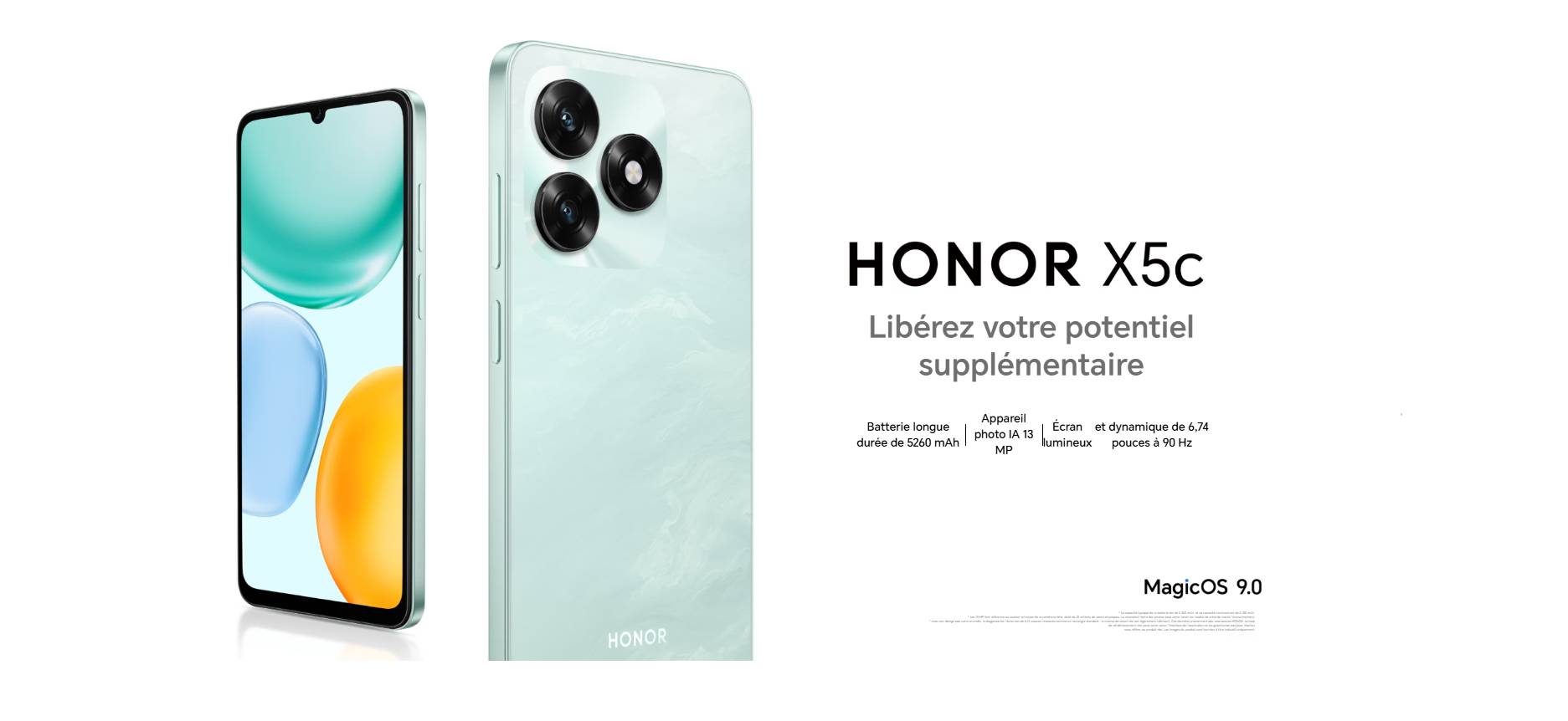 Honor X5c 4G fiche technique