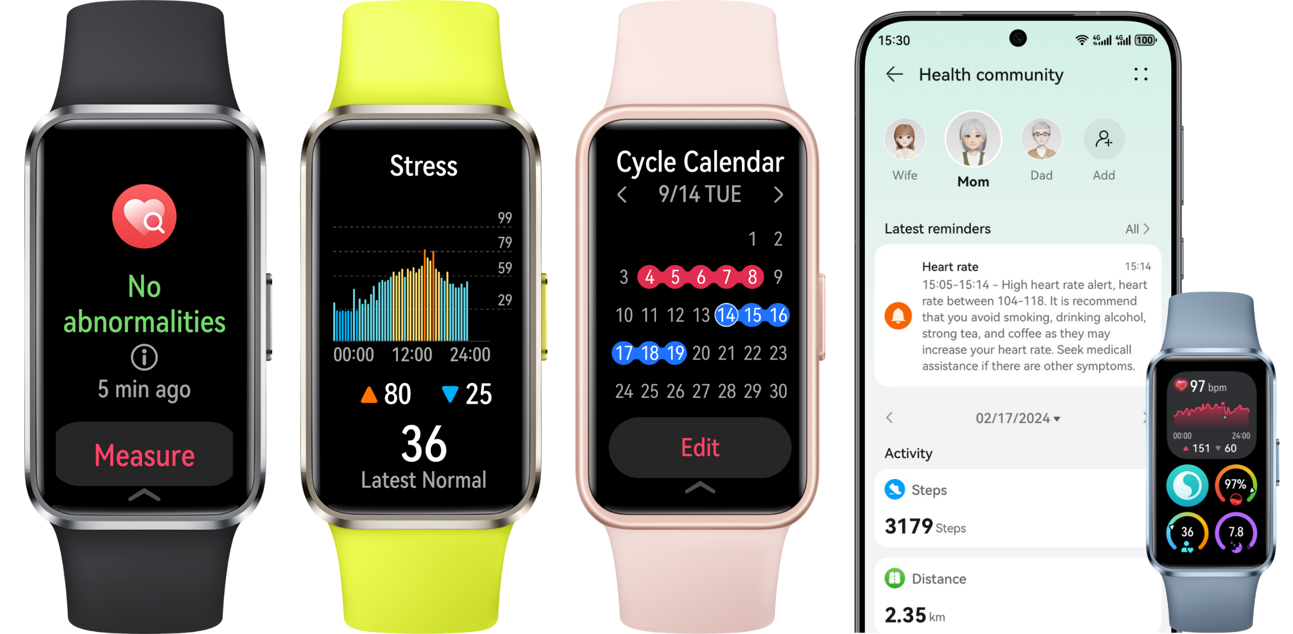 Bracelet connecté Huawei Band 10