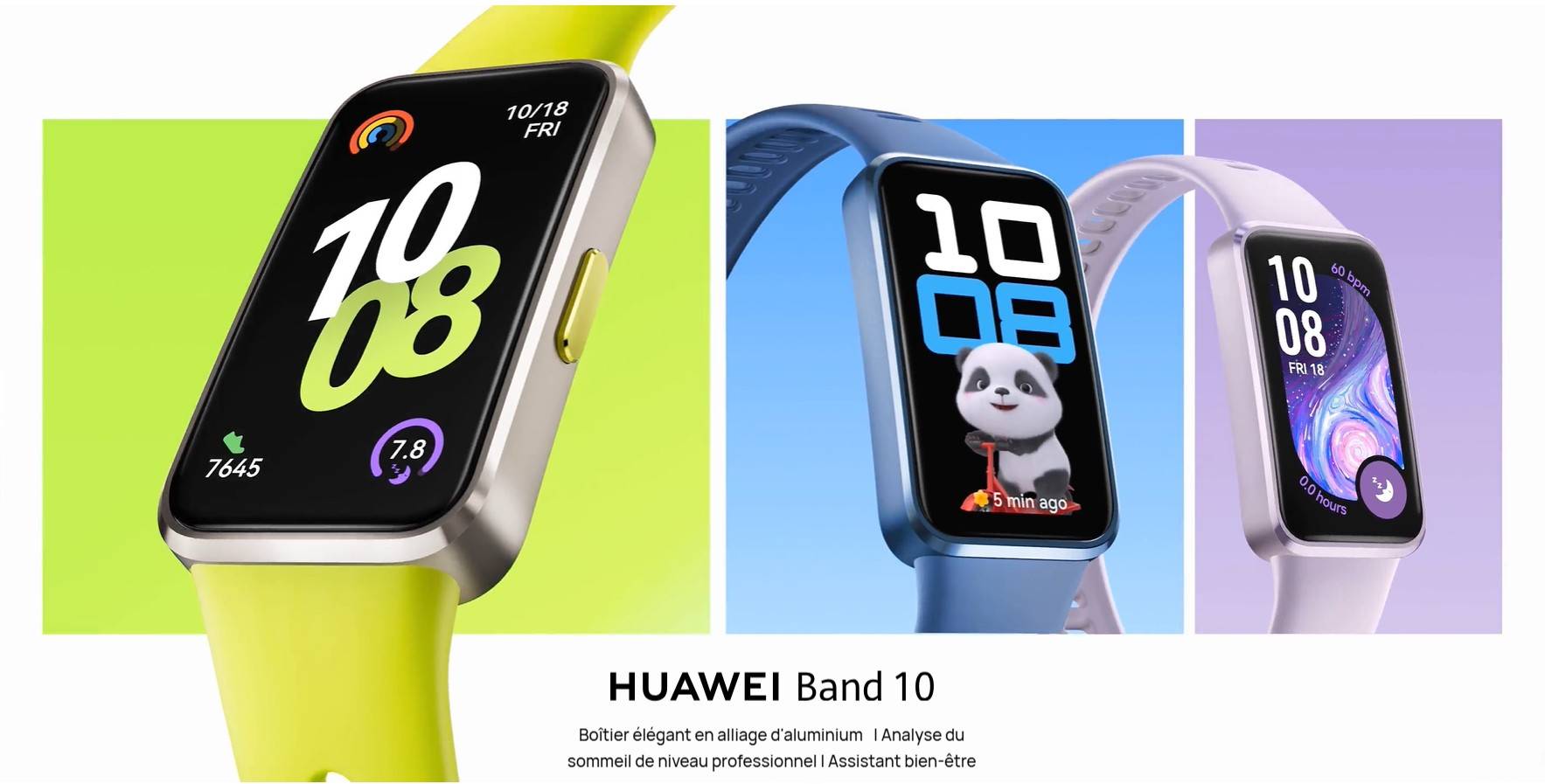 Huawei Band 10 fiche technique