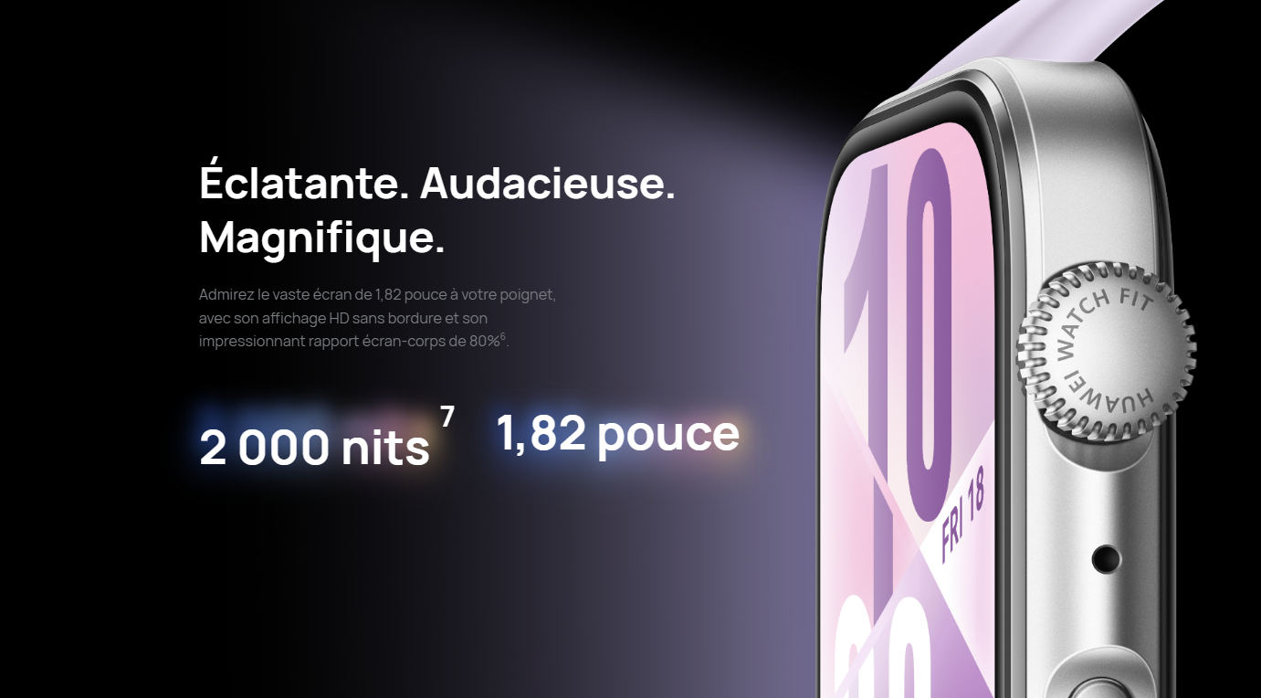 Huawei Watch FIT 4 prix tunisie