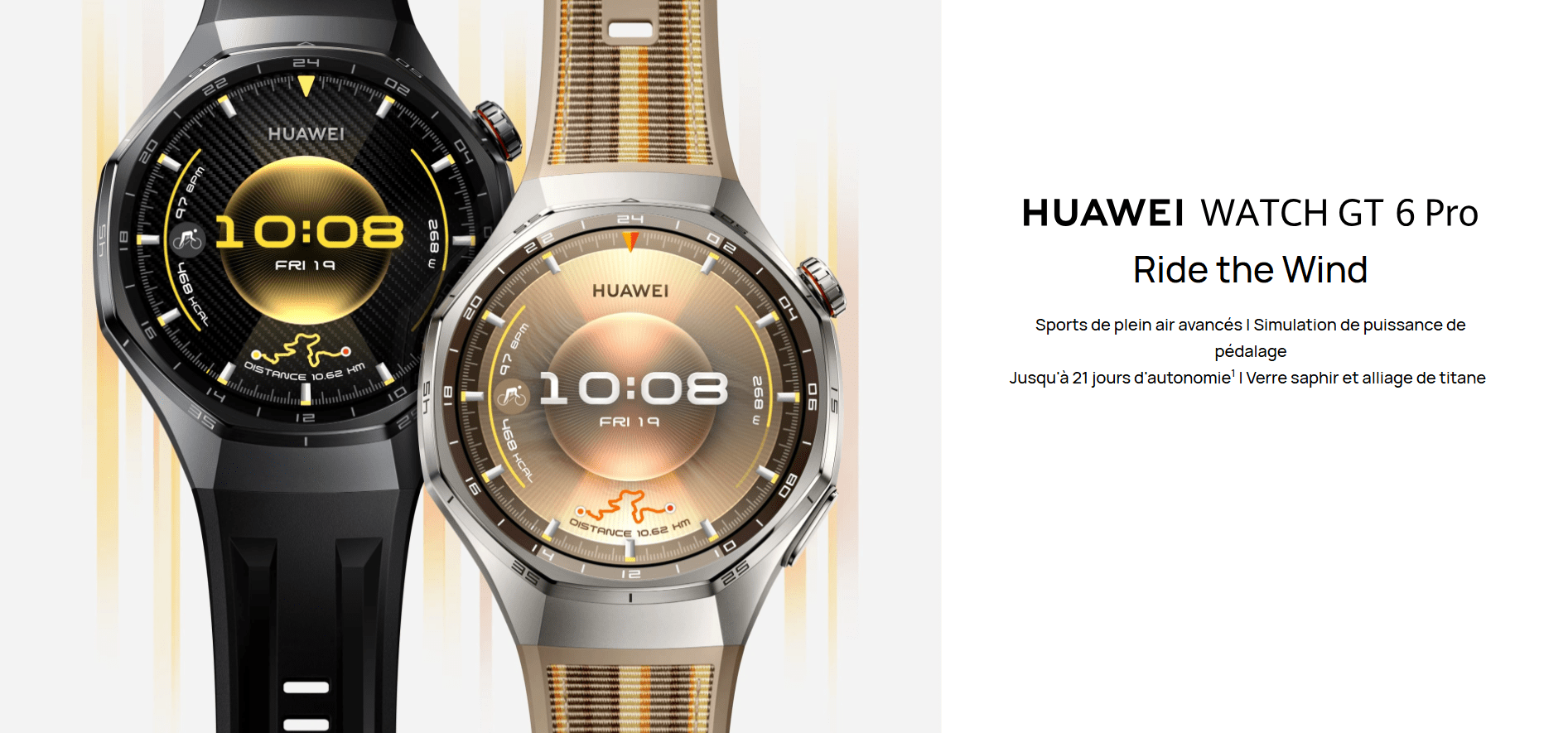 Huawei Watch GT 6 Pro 46mm fiche technique
